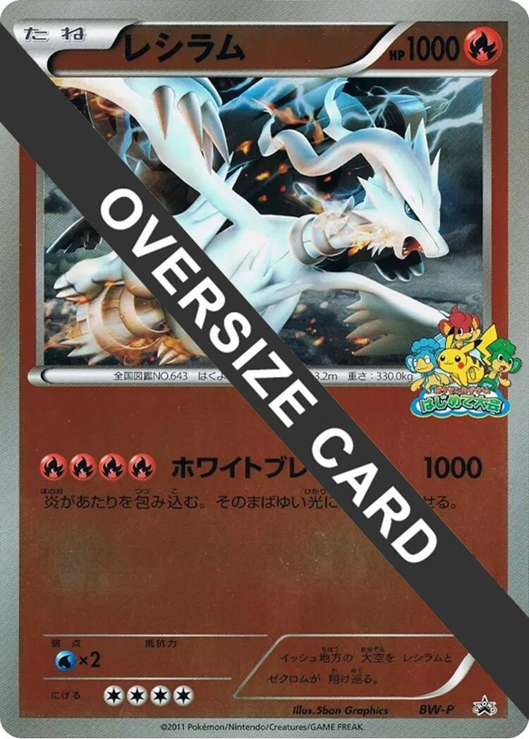 Image for Reshiram (Beginner's Battle Conference) (Jumbo) (BW-P Promotional cards) (BW-P) - Pokemon Japan