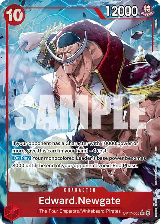 Edward.Newgate (005) (Alternate Art) (OP17-005) (The World's Strongest Warriors) (OP17)