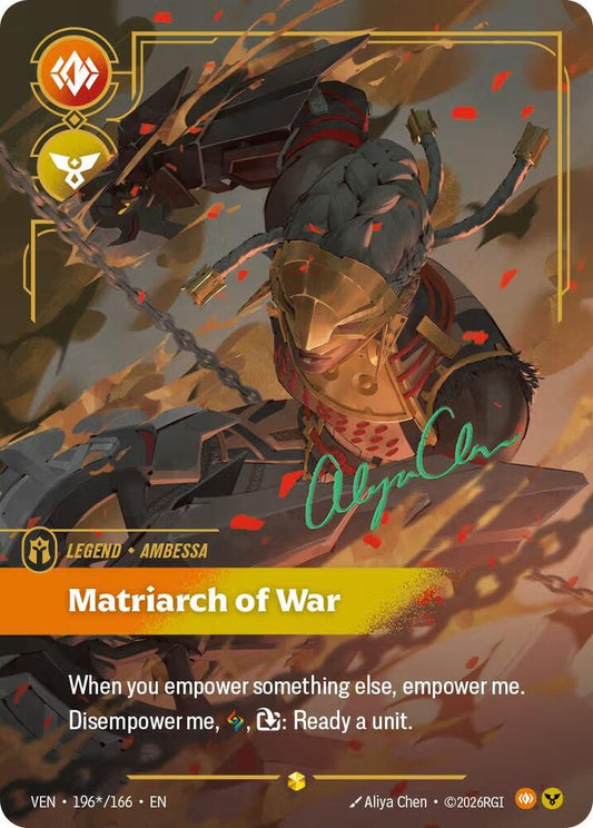 Ambessa - Matriarch of War (Signature) (196*/166) (Vendetta) (VEN)