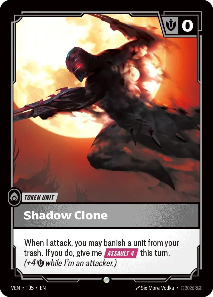 Image for Shadow Clone // Tentacle (T05 // T06) (Vendetta) (VEN) - Riftbound: League of Legends Trading Card Game