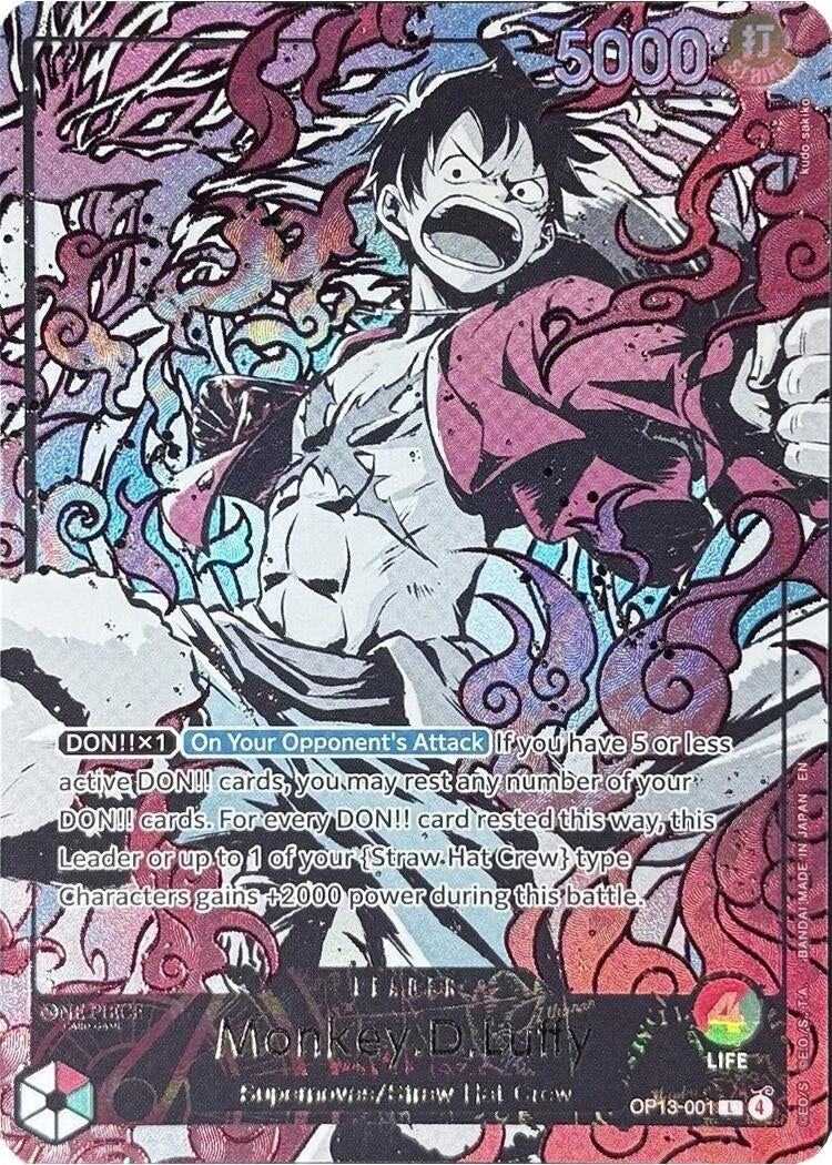 Image for Monkey.D.Luffy (English Version 3rd Anniversary Set) (OP13-001) (One Piece Promotion Cards) (OP-PR) - One Piece Card Game