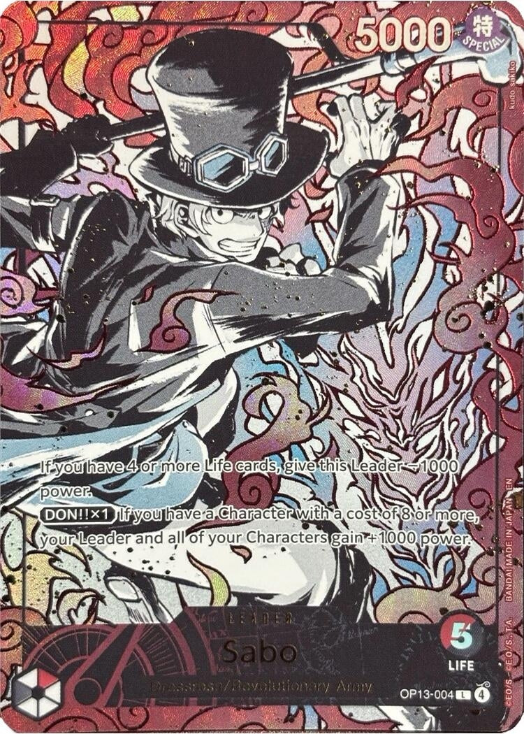 Image for Sabo (English Version 3rd Anniversary Set) (OP13-004) (One Piece Promotion Cards) (OP-PR) - One Piece Card Game