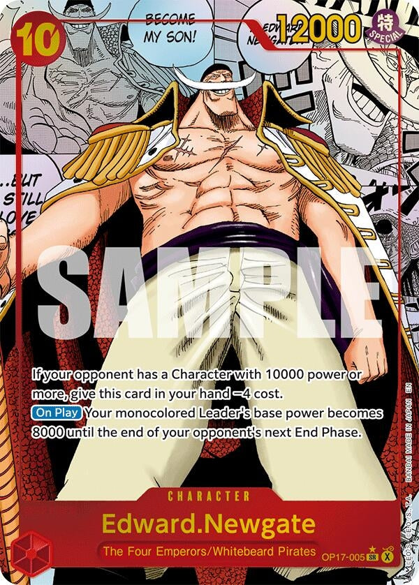 Edward.Newgate (005) (Manga) (OP17-005) (The World's Strongest Warriors) (OP17)
