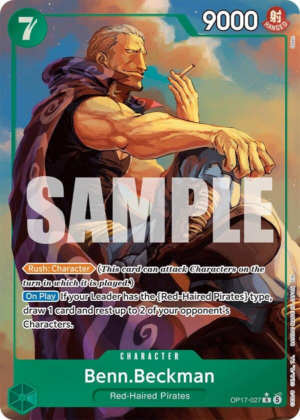 Benn.Beckman (Alternate Art) (OP17-027) (The World's Strongest Warriors) (OP17)
