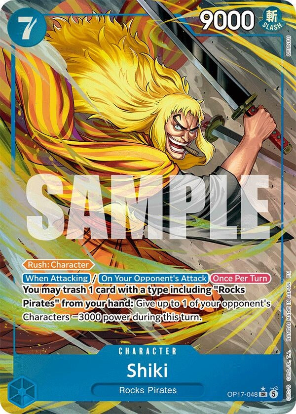 Shiki (048) (Alternate Art) (OP17-048) (The World's Strongest Warriors) (OP17)