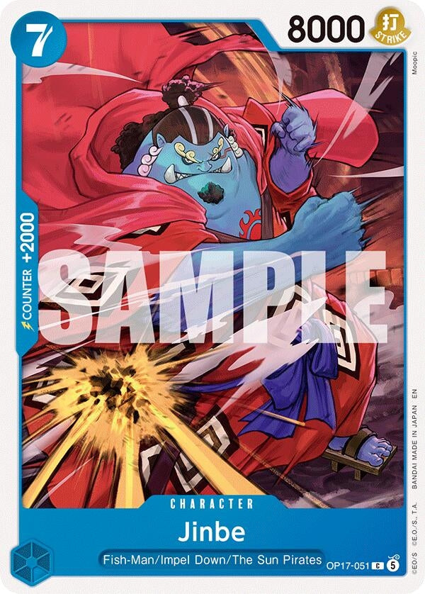 Jinbe (051) (OP17-051) (The World's Strongest Warriors) (OP17)