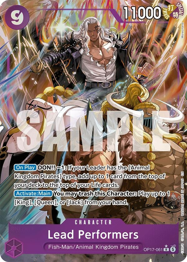 Lead Performers (Alternate Art) (OP17-061) (The World's Strongest Warriors) (OP17)
