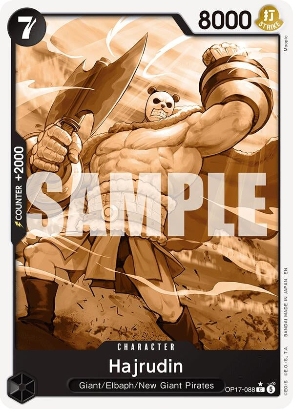 Hajrudin (Pandaman Art) (OP17-088) (The World's Strongest Warriors) (OP17)