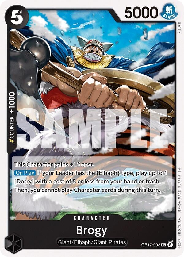 Brogy (OP17-092) (The World's Strongest Warriors) (OP17)