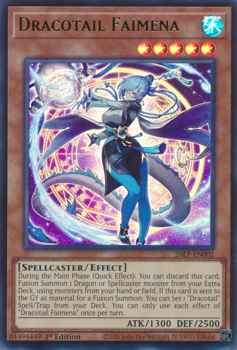 Image for Dracotail Faimena (26LP-EN002) (Limited Pack World Championship 2026) (26LP) - YuGiOh