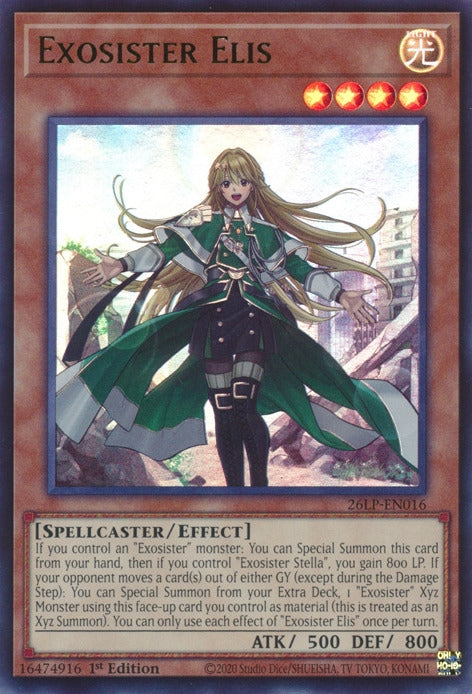 Image for Exosister Elis (26LP-EN016) (Limited Pack World Championship 2026) (26LP) - YuGiOh
