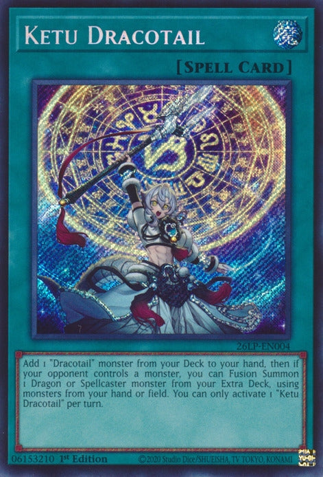 Image for Ketu Dracotail (Secret Rare) (26LP-EN004) (Limited Pack World Championship 2026) (26LP) - YuGiOh