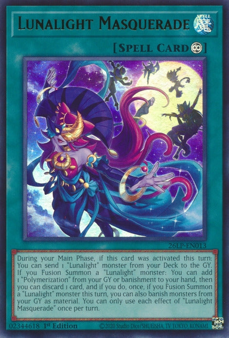 Image for Lunalight Masquerade (26LP-EN013) (Limited Pack World Championship 2026) (26LP) - YuGiOh