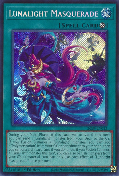 Image for Lunalight Masquerade (Secret Rare) (26LP-EN013) (Limited Pack World Championship 2026) (26LP) - YuGiOh
