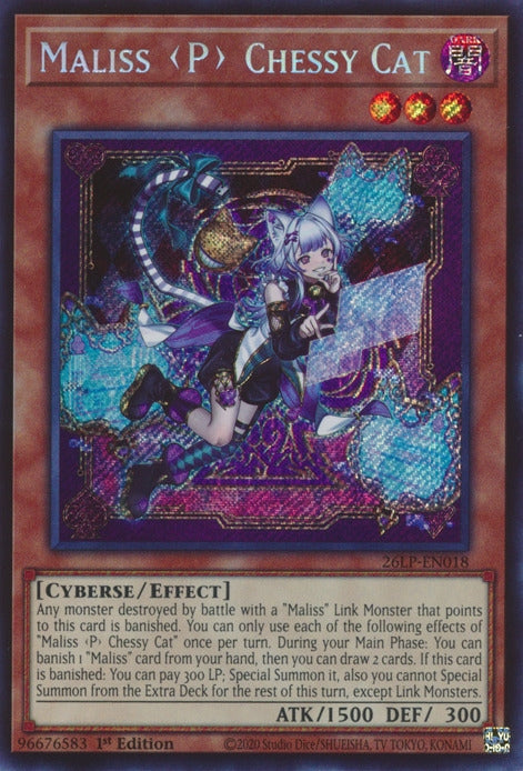 Image for Maliss P Chessy Cat (Secret Rare) (26LP-EN018) (Limited Pack World Championship 2026) (26LP) - YuGiOh