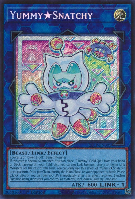 Image for YummySnatchy (Secret Rare) (26LP-EN005) (Limited Pack World Championship 2026) (26LP) - YuGiOh