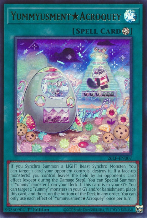 Image for YummyusmentAcroquey (26LP-EN007) (Limited Pack World Championship 2026) (26LP) - YuGiOh