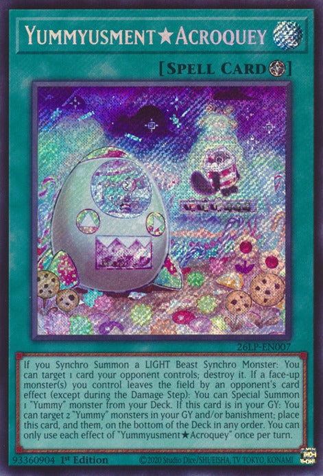 Image for YummyusmentAcroquey (Secret Rare) (26LP-EN007) (Limited Pack World Championship 2026) (26LP) - YuGiOh