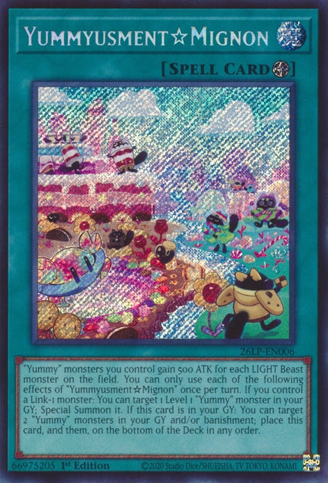 Image for YummyusmentMignon (Secret Rare) (26LP-EN006) (Limited Pack World Championship 2026) (26LP) - YuGiOh