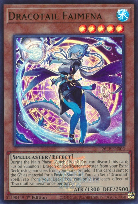 Image for Dracotail Faimena (Emblazoned) (26LP-EN002) (Limited Pack World Championship 2026) (26LP) - YuGiOh