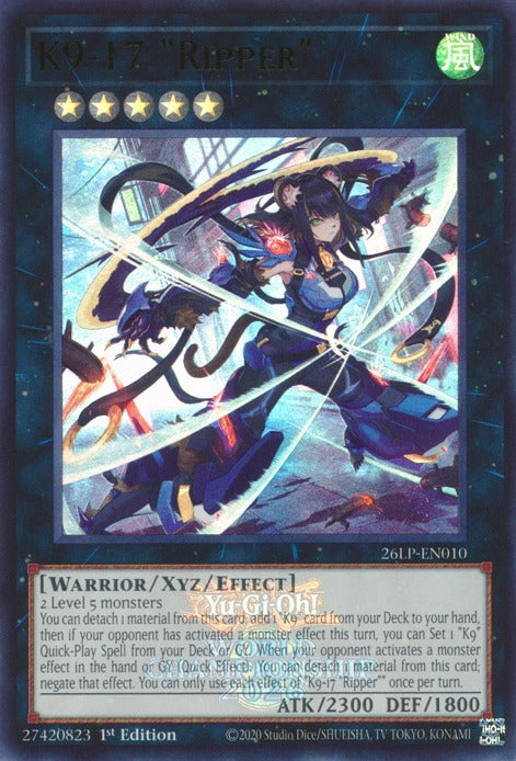 Image for K9-17 Ripper (Emblazoned) (26LP-EN010) (Limited Pack World Championship 2026) (26LP) - YuGiOh