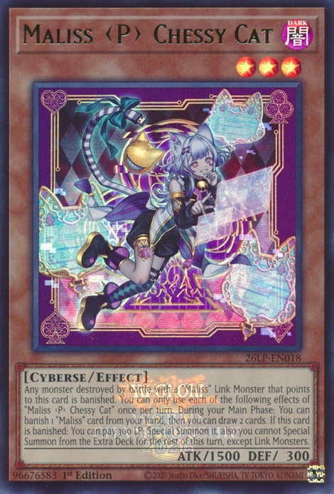 Image for Maliss P Chessy Cat (Emblazoned) (26LP-EN018) (Limited Pack World Championship 2026) (26LP) - YuGiOh