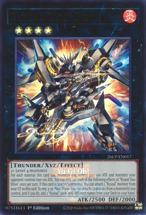 Image for Ryzeal Duo Drive (Emblazoned) (26LP-EN017) (Limited Pack World Championship 2026) (26LP) - YuGiOh