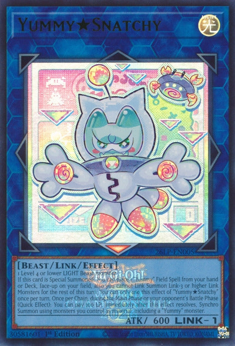 Image for YummySnatchy (Emblazoned) (26LP-EN005) (Limited Pack World Championship 2026) (26LP) - YuGiOh