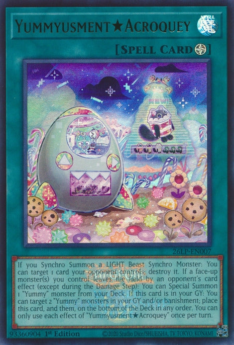 Image for YummyusmentAcroquey (Emblazoned) (26LP-EN007) (Limited Pack World Championship 2026) (26LP) - YuGiOh