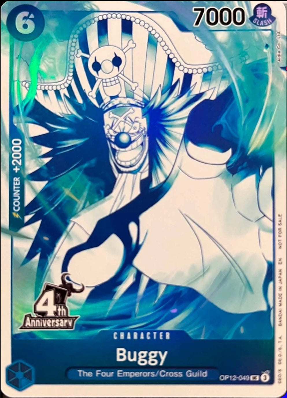 Image for Buggy (4th Anniversary Treasure Campaign Pack) (OP12-049) (One Piece Promotion Cards) (OP-PR) - One Piece Card Game
