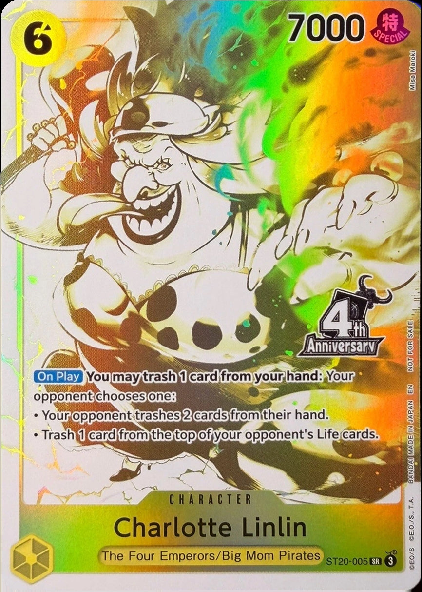 Image for Charlotte Linlin (4th Anniversary Treasure Campaign Pack) (ST20-005) (One Piece Promotion Cards) (OP-PR) - One Piece Card Game