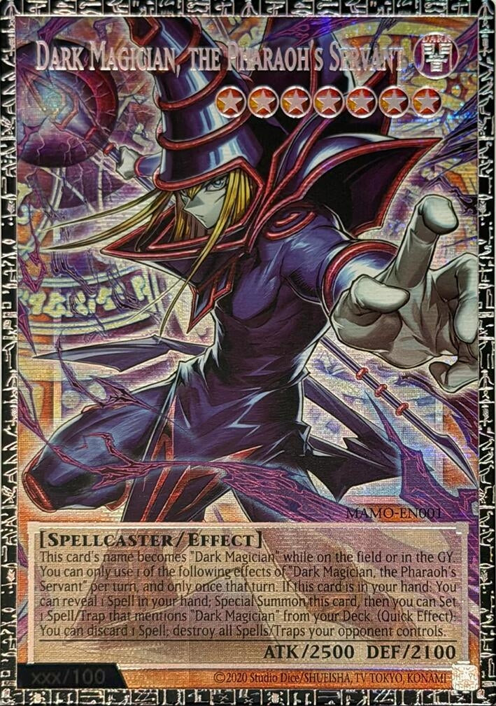 Dark Magician, the Pharaoh's Servant (GMR) (MAMO-EN001) (Magnificent Monsters) (MAMO)