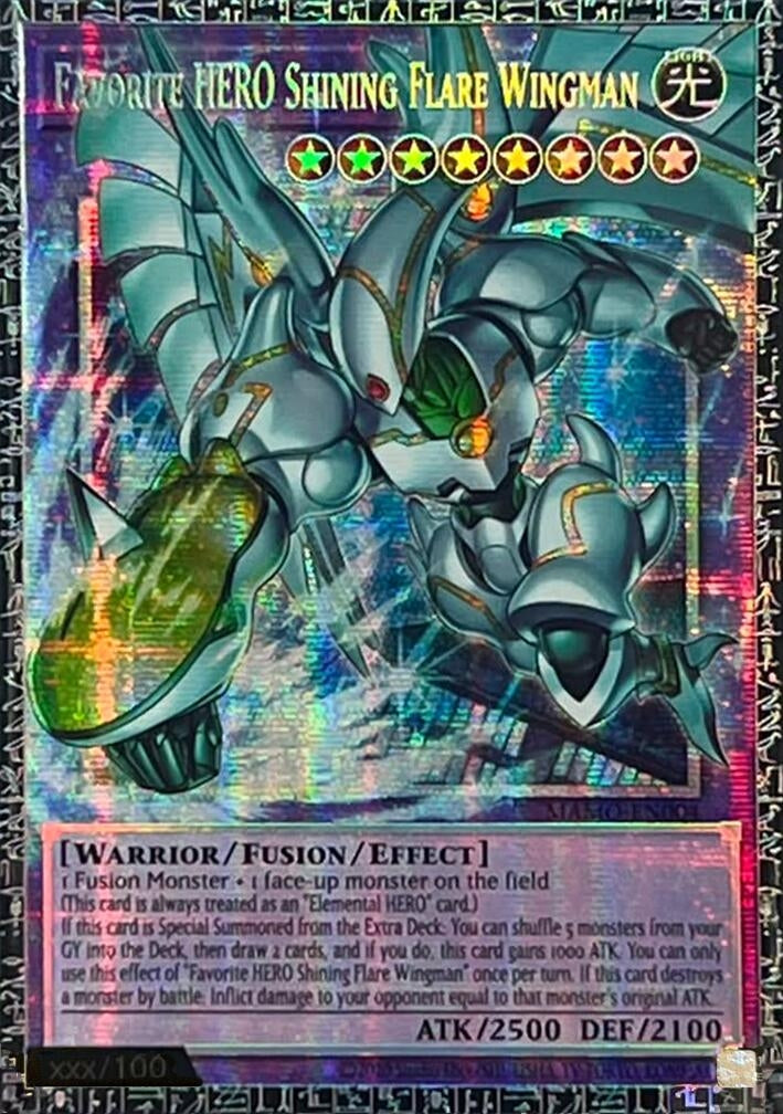 Favorite HERO Shining Flare Wingman (GMR) (MAMO-EN004) (Magnificent Monsters) (MAMO)