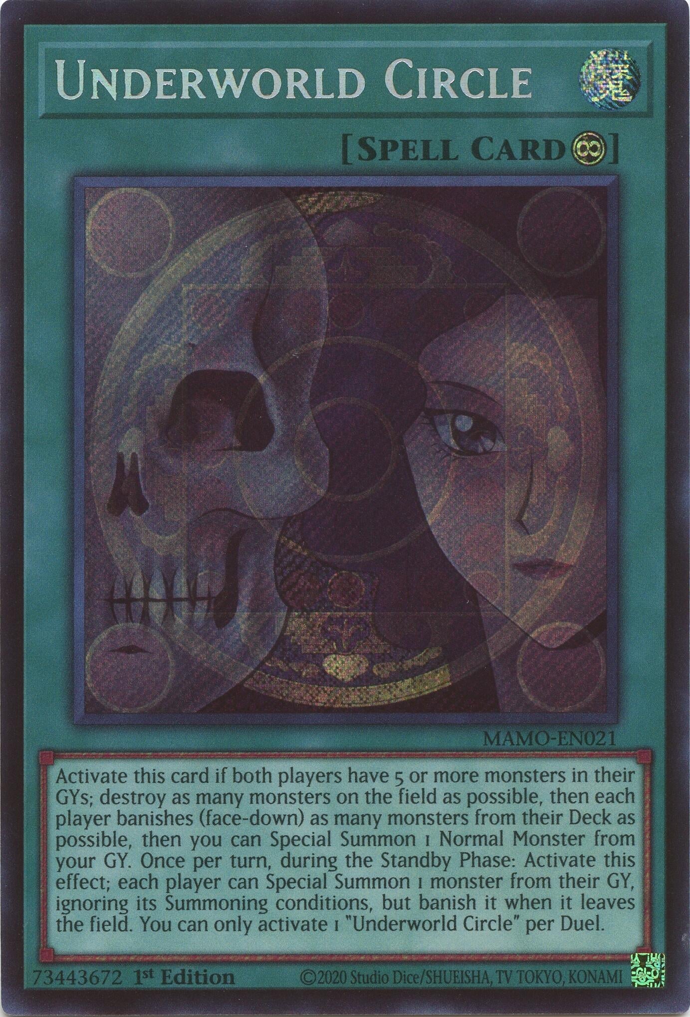 Underworld Circle (Secret Rare) (MAMO-EN021) (Magnificent Monsters) (MAMO)