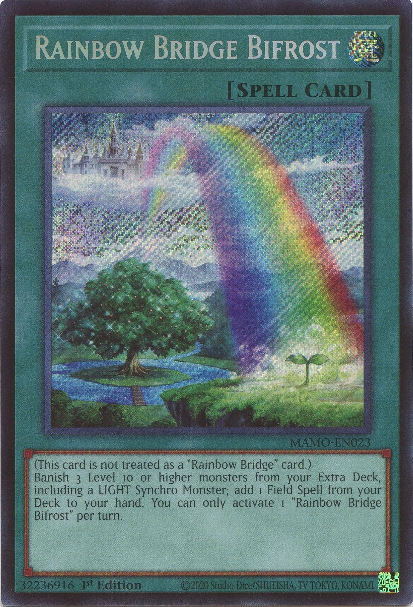Rainbow Bridge Bifrost (Secret Rare) (MAMO-EN023) (Magnificent Monsters) (MAMO)