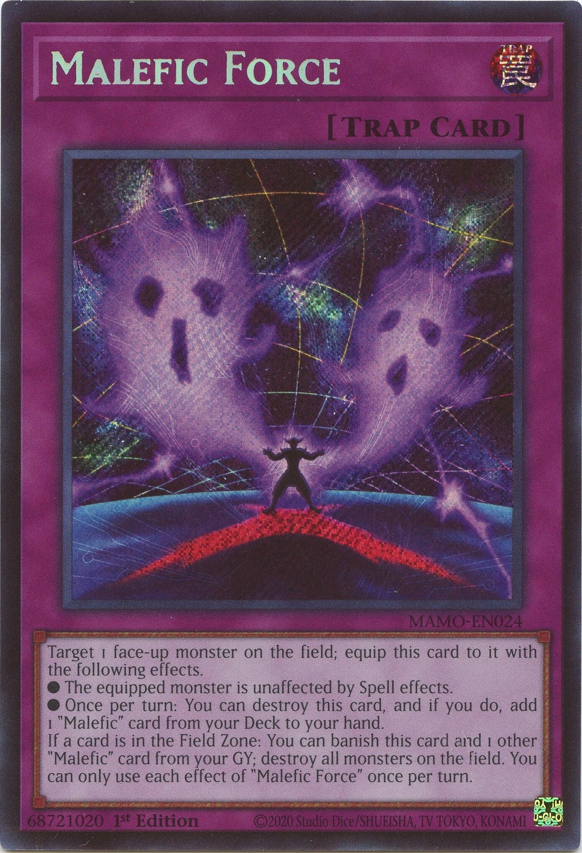 Malefic Force (Secret Rare) (MAMO-EN024) (Magnificent Monsters) (MAMO)
