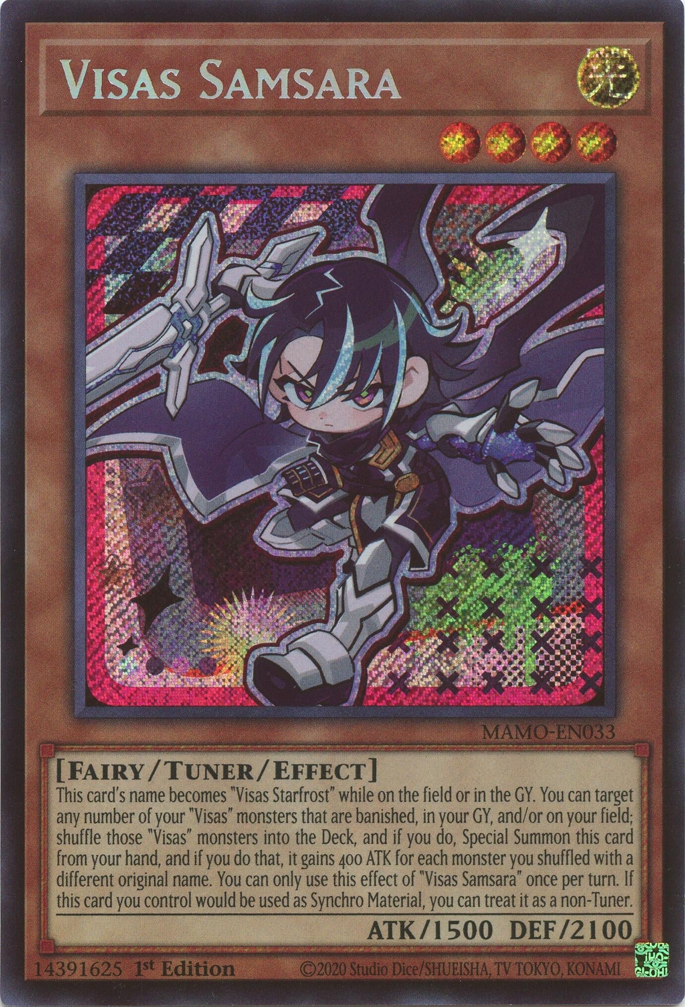 Visas Samsara (Secret Rare) (MAMO-EN033) (Magnificent Monsters) (MAMO)