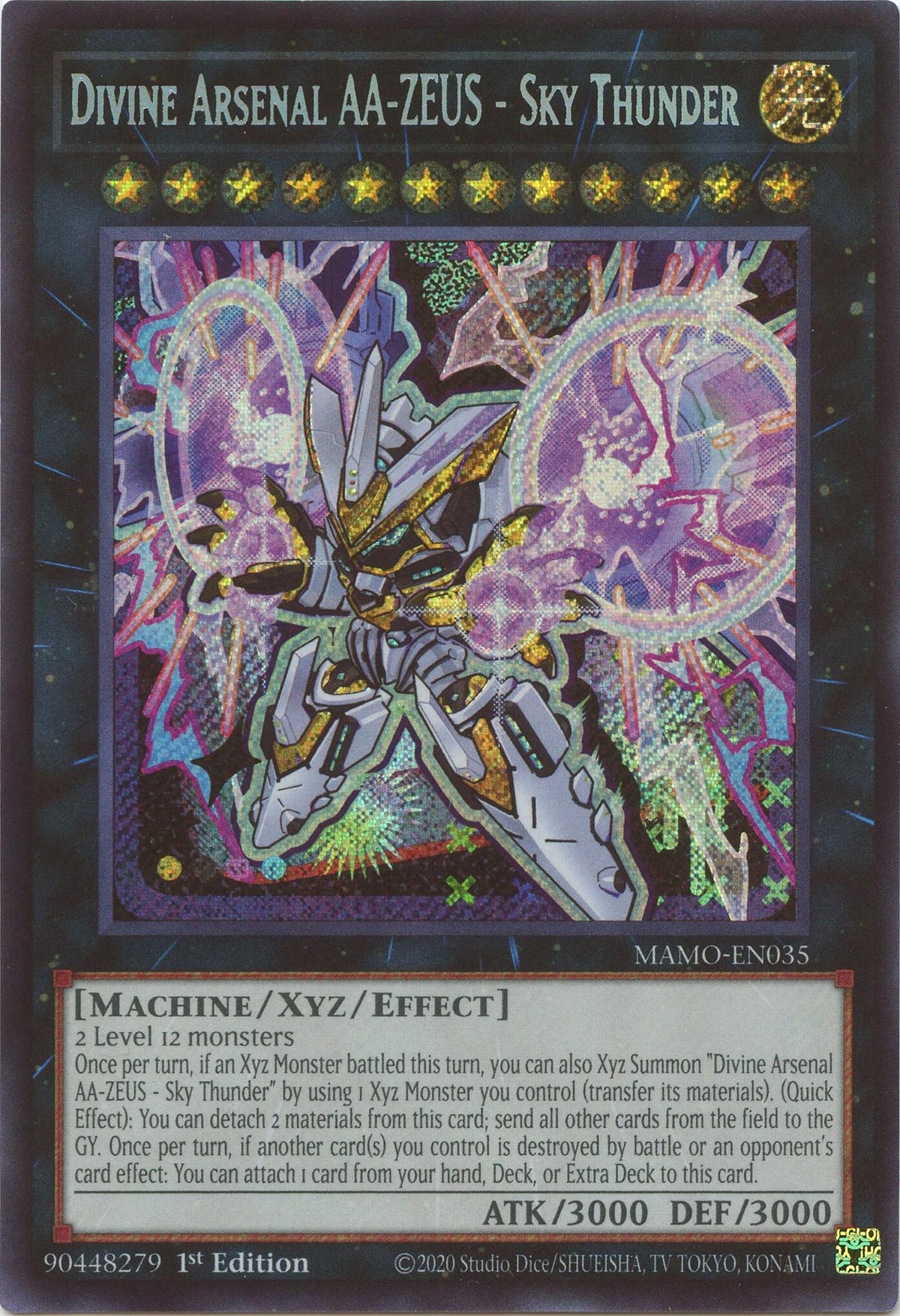 Divine Arsenal AA-ZEUS - Sky Thunder (Secret Rare) (MAMO-EN035) (Magnificent Monsters) (MAMO)