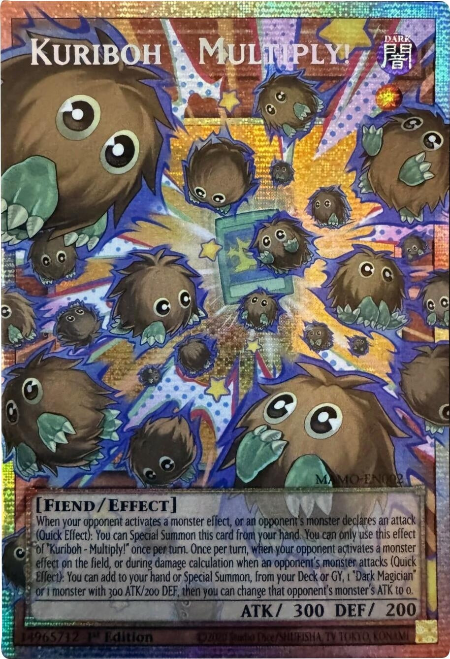 Kuriboh - Multiply! (Starlight Rare) (Extended Art) (MAMO-EN002) (Magnificent Monsters) (MAMO)