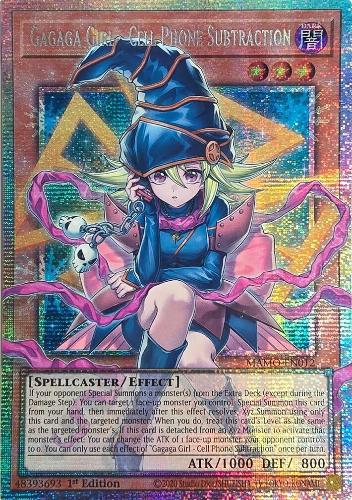 Gagaga Girl - Cell Phone Subtraction (Starlight Rare) (Extended Art) (MAMO-EN012) (Magnificent Monsters) (MAMO)