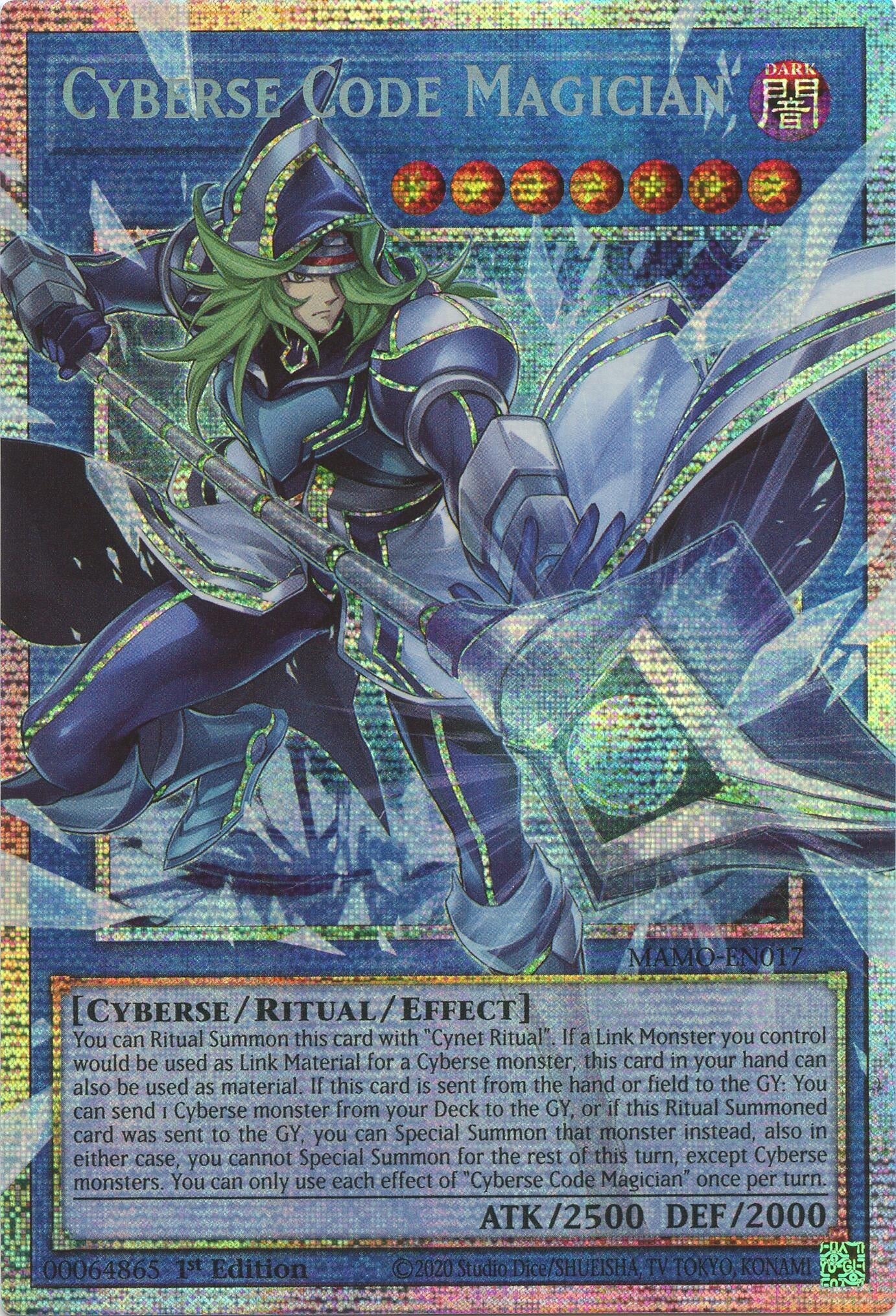 Cyberse Code Magician (Starlight Rare) (Extended Art) (MAMO-EN017) (Magnificent Monsters) (MAMO)