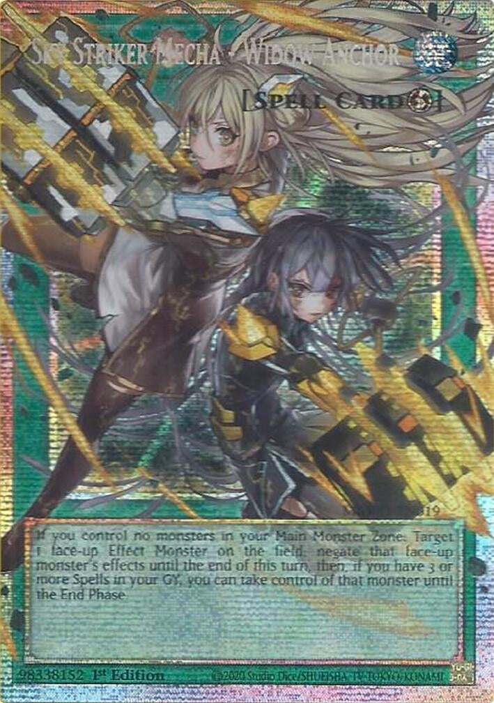 Sky Striker Mecha - Widow Anchor (Starlight Rare) (MAMO-EN019) (Magnificent Monsters) (MAMO)