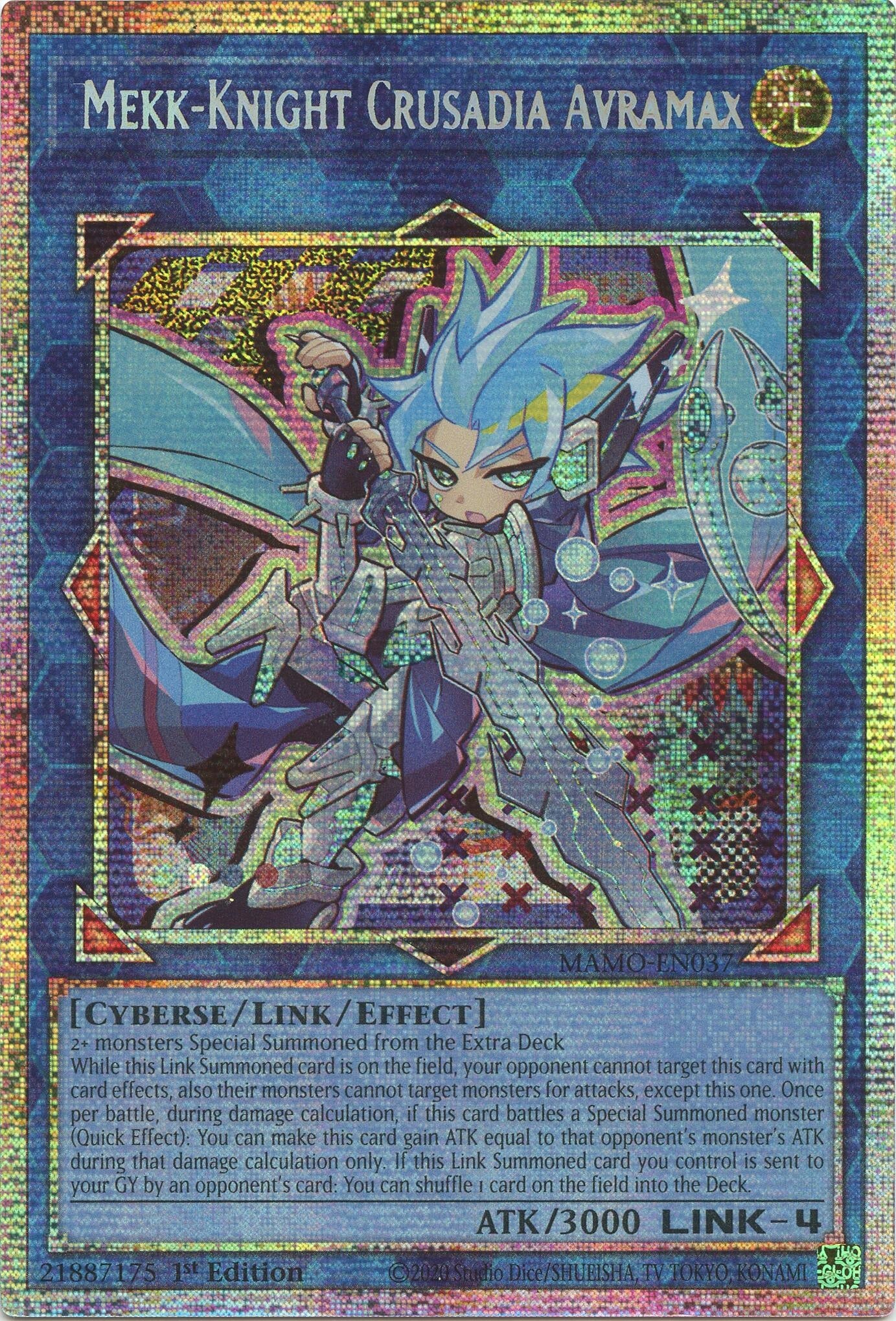 Mekk-Knight Crusadia Avramax (Starlight Rare) (MAMO-EN037) (Magnificent Monsters) (MAMO)