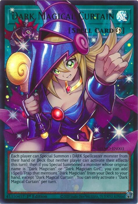 Dark Magical Curtain (Extended Art) (MAMO-EN003) (Magnificent Monsters) (MAMO)