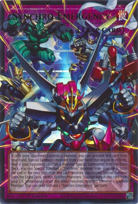 Synchro Emergency (Extended Art) (MAMO-EN009) (Magnificent Monsters) (MAMO)