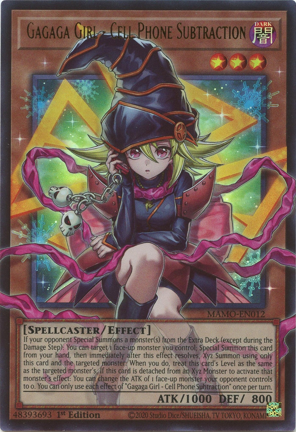 Gagaga Girl - Cell Phone Subtraction (Extended Art) (MAMO-EN012) (Magnificent Monsters) (MAMO)