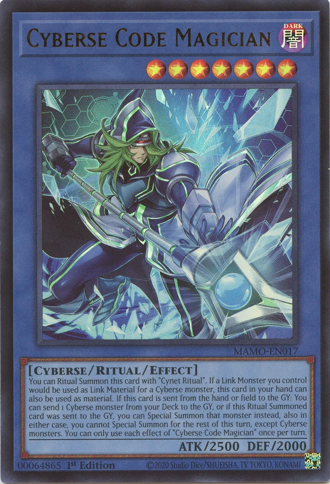 Cyberse Code Magician (MAMO-EN017) (Magnificent Monsters) (MAMO)