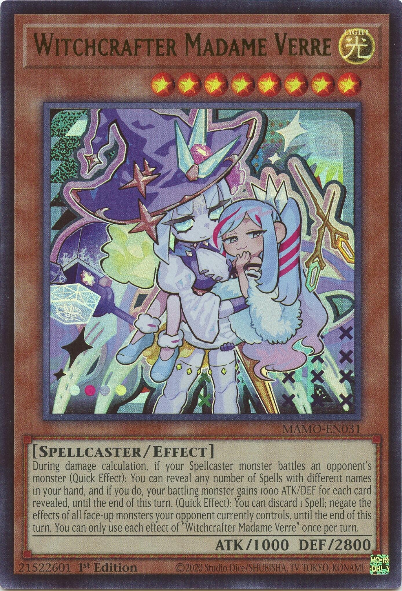 Witchcrafter Madame Verre (MAMO-EN031) (Magnificent Monsters) (MAMO)