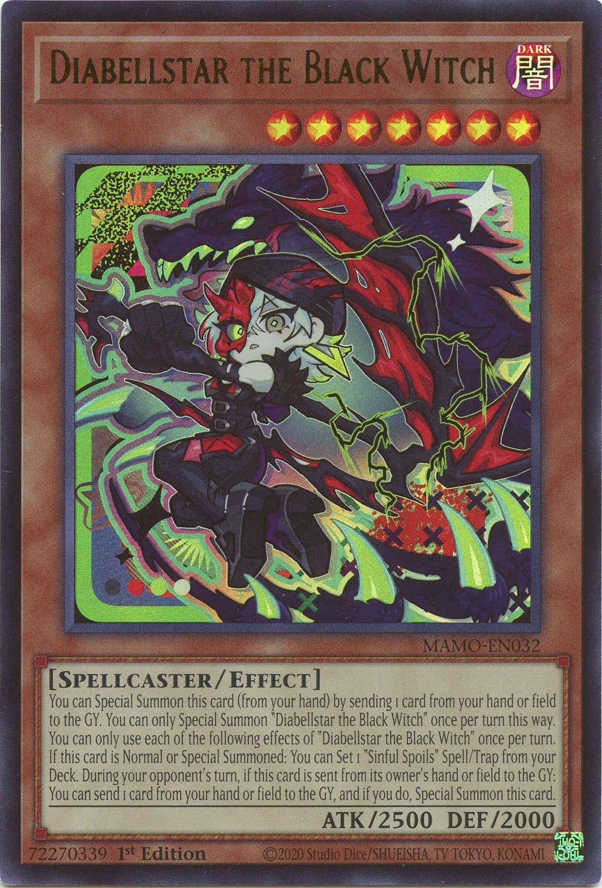 Diabellstar the Black Witch (MAMO-EN032) (Magnificent Monsters) (MAMO)