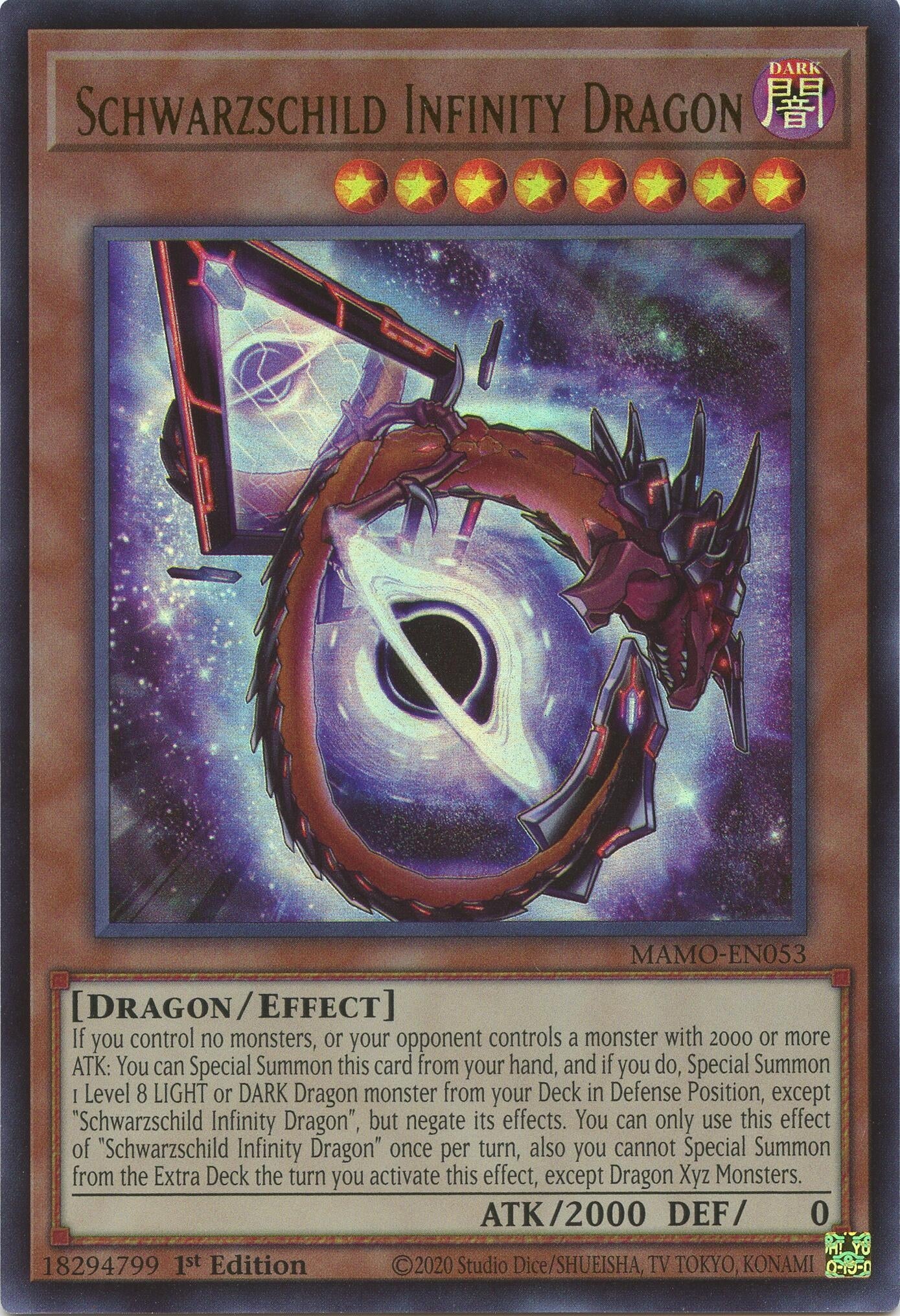Schwarzschild Infinity Dragon (MAMO-EN053) (Magnificent Monsters) (MAMO)